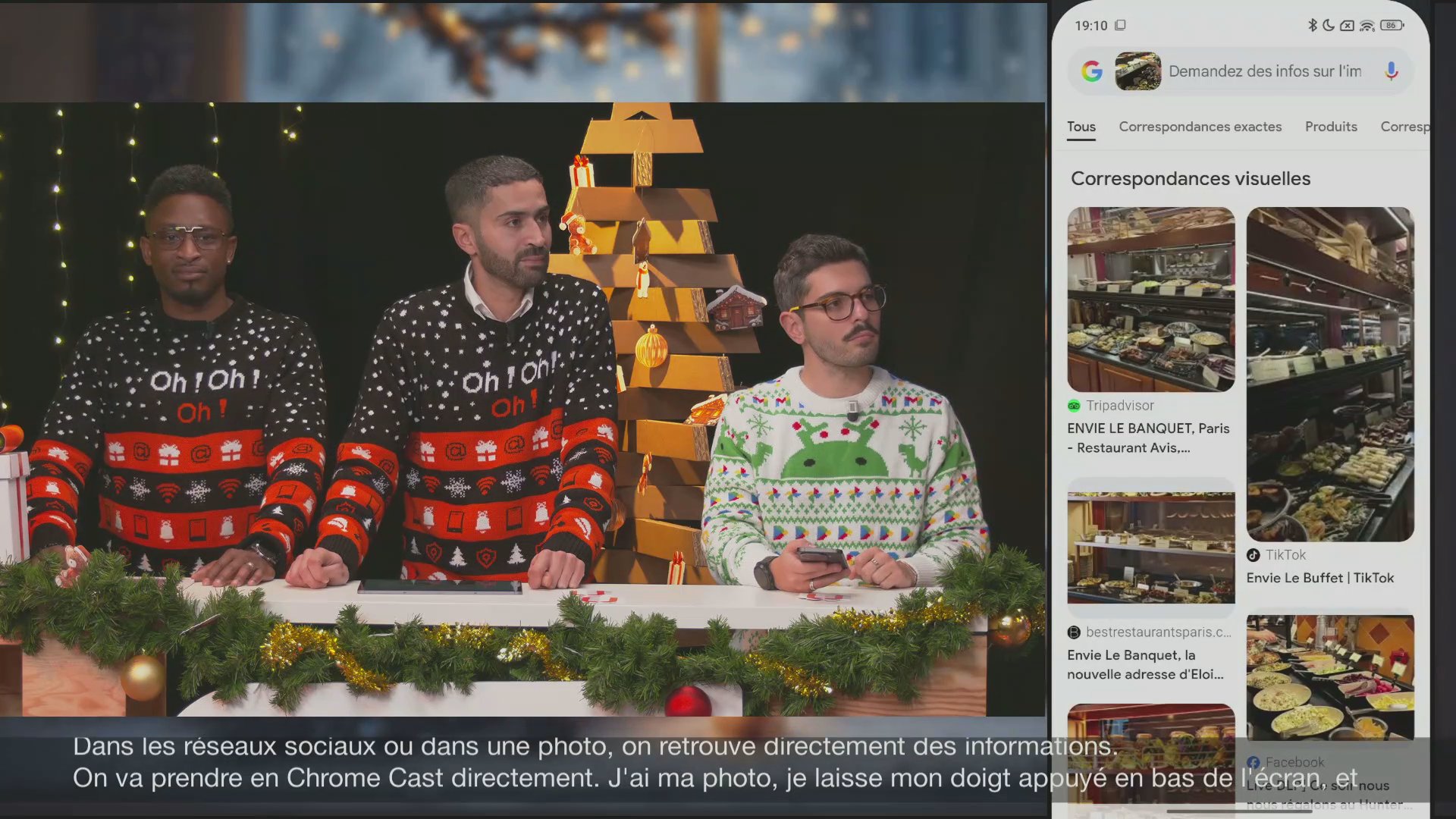 La magie de Noël en live avec Orange & Android 3