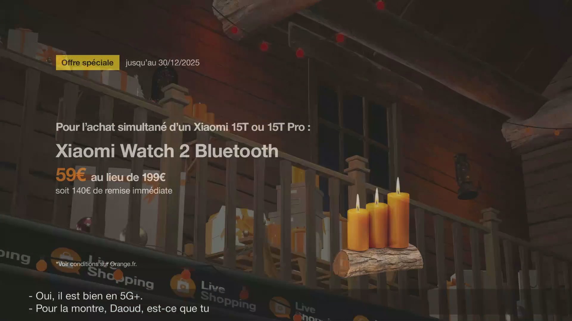 La magie de Noël en live avec Orange & Android 12