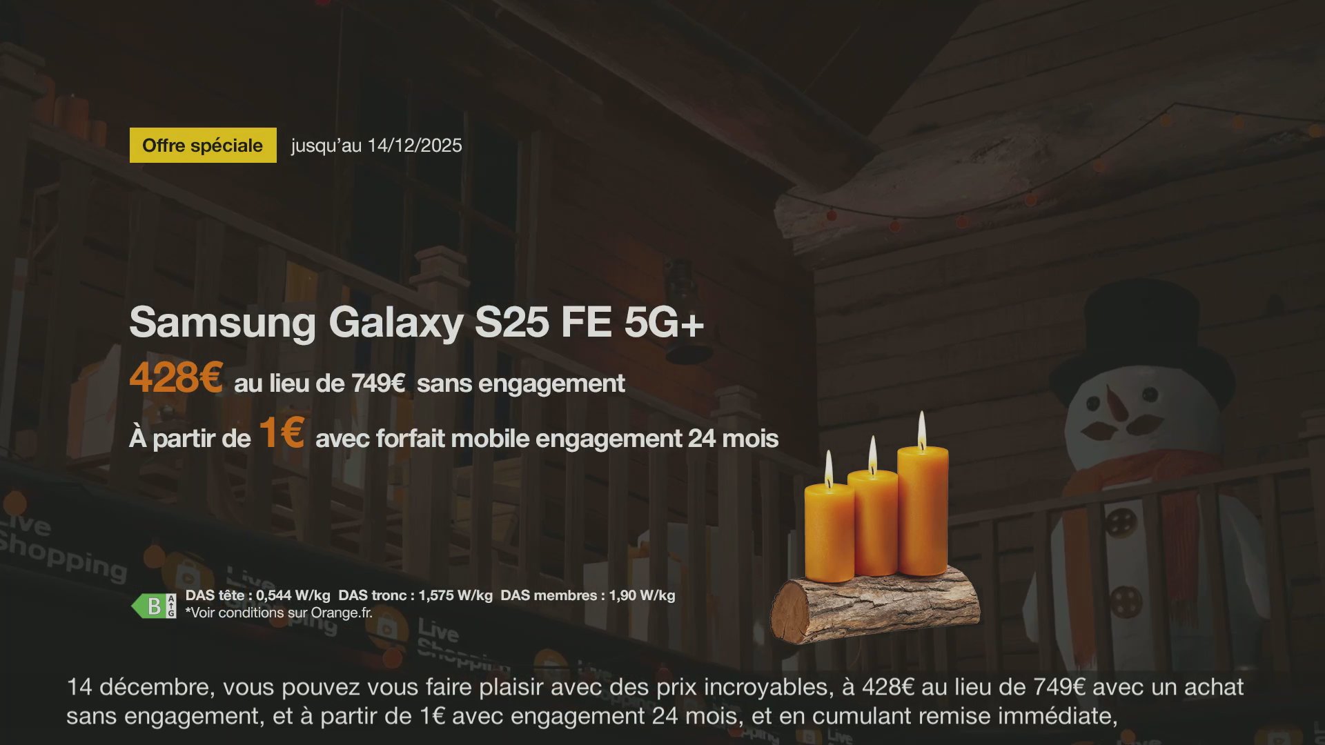 La magie de Noël en live avec Orange & Android 15